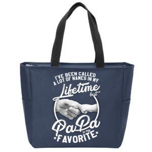 Called Many Names But PaPa Is My Favorite Zip Tote Bag