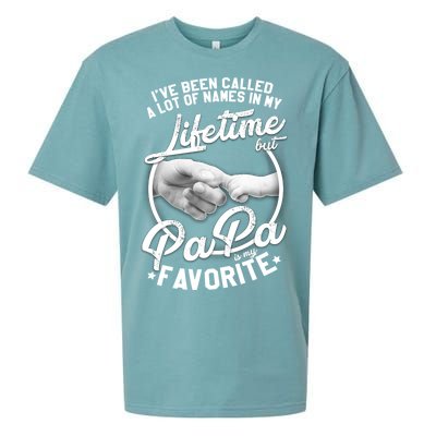 Called Many Names But PaPa Is My Favorite Sueded Cloud Jersey T-Shirt