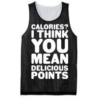 Calories? I Think You Mean Delicious Points Mesh Reversible Basketball Jersey Tank