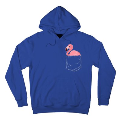 Cute Adorable Mini Flamingo in Pocket Hoodie