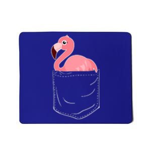 Cute Adorable Mini Flamingo in Pocket Mousepad