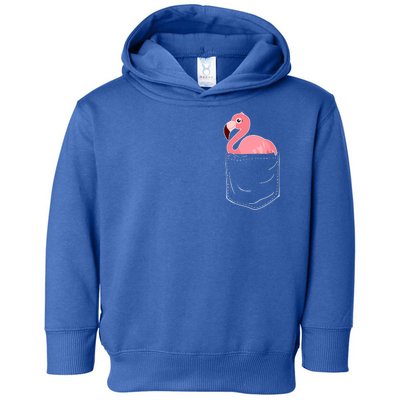 Cute Adorable Mini Flamingo in Pocket Toddler Hoodie