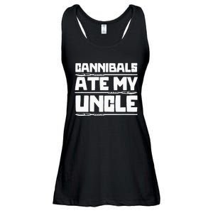 Cannibals Ate My Uncle Joe Biden Political Satire Trump 2024 Ladies Essential Flowy Tank