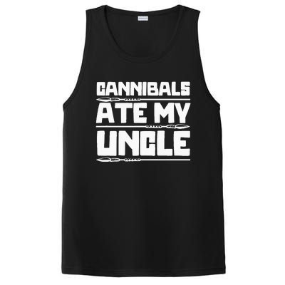 Cannibals Ate My Uncle Joe Biden Political Satire Trump 2024 PosiCharge Competitor Tank