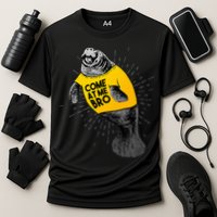 Come At Me Bro Manatee With Yellow Top Cooling Performance Crew T-Shirt