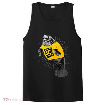 Come At Me Bro Manatee With Yellow Top PosiCharge Competitor Tank