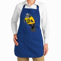 Come At Me Bro Manatee With Yellow Top Apron