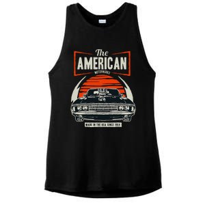 Classic American Muscle Cars Novelty Ladies PosiCharge Tri-Blend Wicking Tank