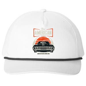 Classic American Muscle Cars Novelty Snapback Five-Panel Rope Hat