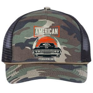 Classic American Muscle Cars Novelty Retro Rope Trucker Hat Cap