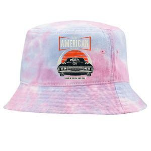 Classic American Muscle Cars Novelty Tie-Dyed Bucket Hat