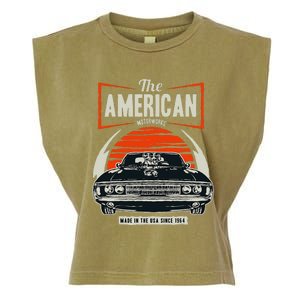 Classic American Muscle Cars Novelty Garment-Dyed Women's Muscle Tee