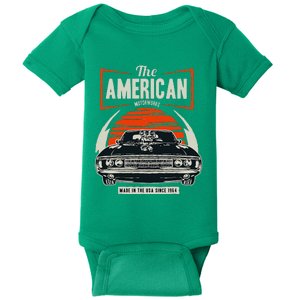 Classic American Muscle Cars Novelty Baby Bodysuit