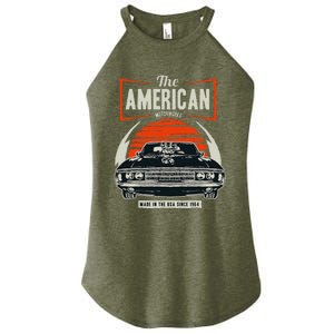 Classic American Muscle Cars Novelty Women's Perfect Tri Rocker Tank