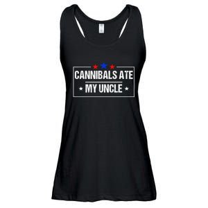 Cannibals Ate My Uncle Biden Funny Ladies Essential Flowy Tank