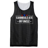 Cannibals Ate My Uncle Biden Funny Mesh Reversible Basketball Jersey Tank