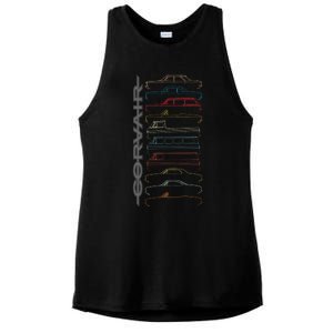 Corvair All Models Ladies PosiCharge Tri-Blend Wicking Tank