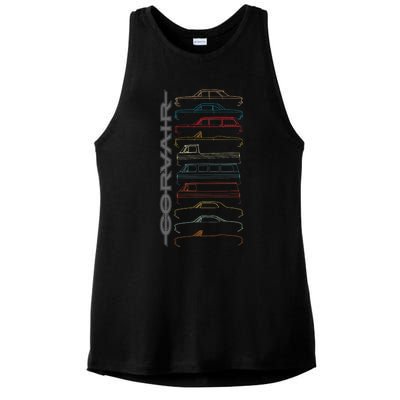 Corvair All Models Ladies PosiCharge Tri-Blend Wicking Tank