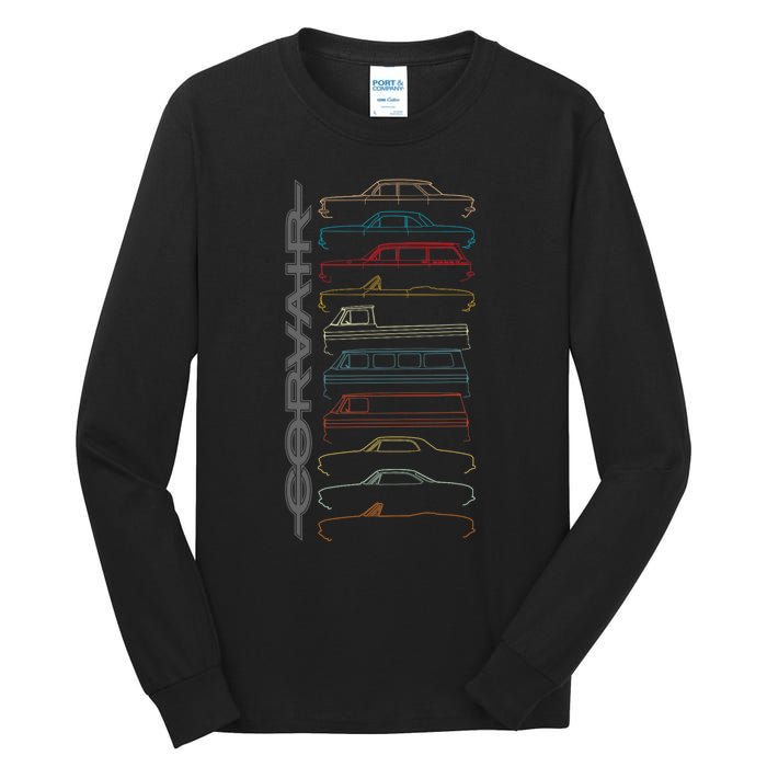 Corvair All Models Tall Long Sleeve T-Shirt