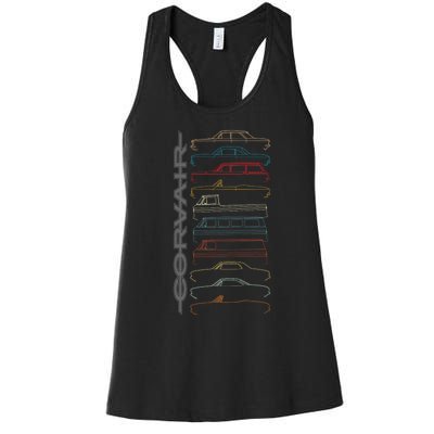 Corvair All Models Women's Racerback Tank