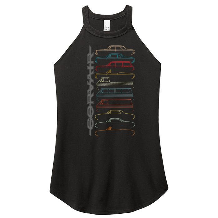 Corvair All Models Women's Perfect Tri Rocker Tank