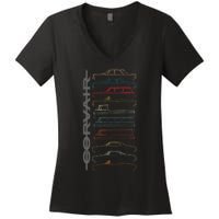 Corvair All Models Women's V-Neck T-Shirt