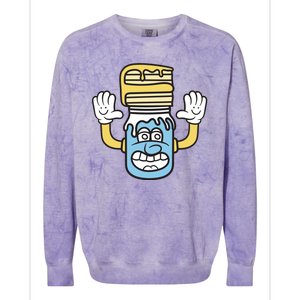 Cake And Milk Colorblast Crewneck Sweatshirt