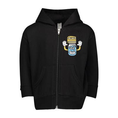 Cake And Milk Toddler Zip Fleece Hoodie