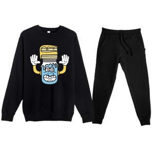 Cake And Milk Premium Crewneck Sweatsuit Set