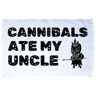 Cannibals Ate My Uncle Joe Biden Saying Funny Trump 2024 Microfiber Hand Towel