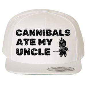 Cannibals Ate My Uncle Joe Biden Saying Funny Trump 2024 Wool Snapback Cap