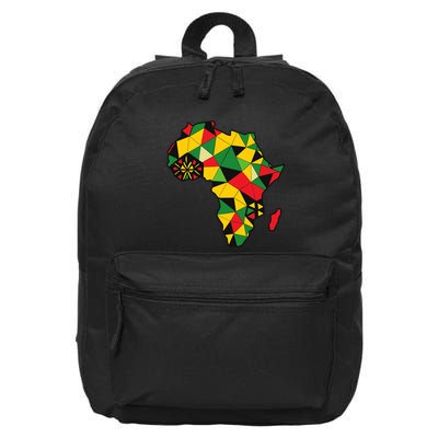 Colourful Africa Map Cloth Gift For African Lover 16 in Basic Backpack