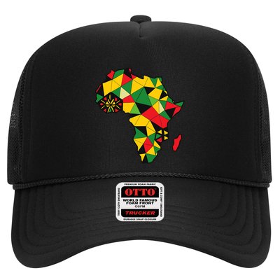 Colourful Africa Map Cloth Gift For African Lover Trucker Hat