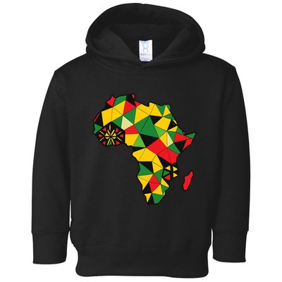 Colourful Africa Map Cloth Gift For African Lover Toddler Hoodie