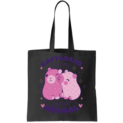 Capybaras Are My Spirit Animal Rodent Lover  Tote Bag