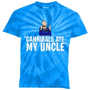 Cannibals Ate My Uncle Biden Trump Kids Tie-Dye T-Shirt