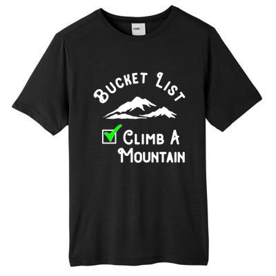 Climb A Mountain Gift Tall Fusion ChromaSoft Performance T-Shirt