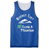 Climb A Mountain Gift Mesh Reversible Basketball Jersey Tank