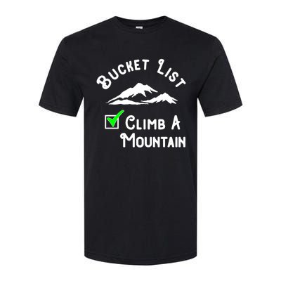 Climb A Mountain Gift Softstyle CVC T-Shirt