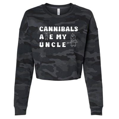 Cannibals Ate My Uncle .Png Cropped Pullover Crew