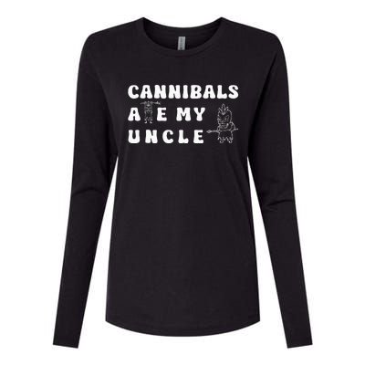 Cannibals Ate My Uncle .Png Womens Cotton Relaxed Long Sleeve T-Shirt