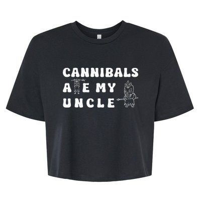 Cannibals Ate My Uncle .Png Bella+Canvas Jersey Crop Tee