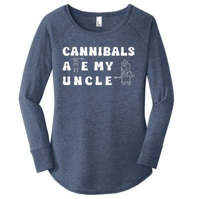 Cannibals Ate My Uncle .Png Women's Perfect Tri Tunic Long Sleeve Shirt