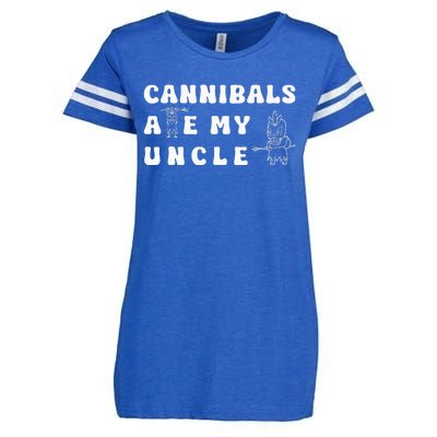 Cannibals Ate My Uncle .Png Enza Ladies Jersey Football T-Shirt