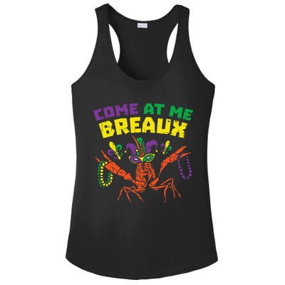 Come At Me Breaux Crawfish Beads Funny Mardi Gras Carnival (1) Ladies PosiCharge Competitor Racerback Tank