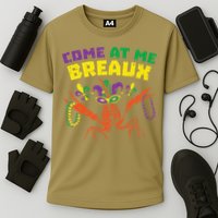 Come At Me Breaux Crawfish Beads Funny Mardi Gras Carnival (1) Cooling Performance Crew T-Shirt