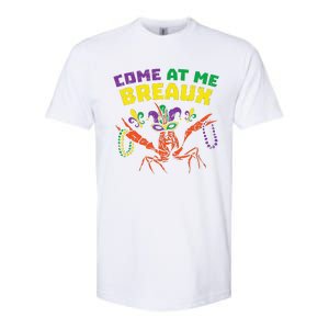 Come At Me Breaux Crawfish Beads Funny Mardi Gras Carnival (1) Softstyle CVC T-Shirt