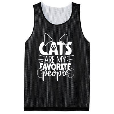 Cats Are My Favorite People Cat Cat Mom White Cat Premium Mesh Reversible Basketball Jersey Tank