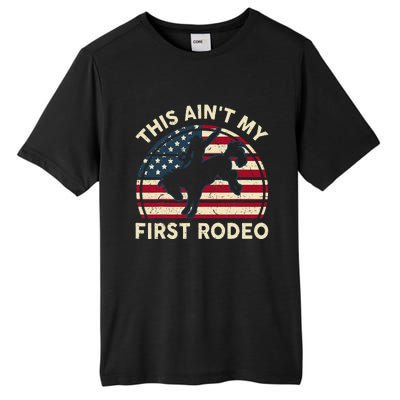 Cowboy Aint My First Rodeo Western Horse Tall Fusion ChromaSoft Performance T-Shirt