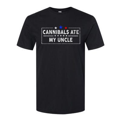 Cannibals Ate My Uncle Joe Biden Saying Funny Trump 2024 Softstyle® CVC T-Shirt